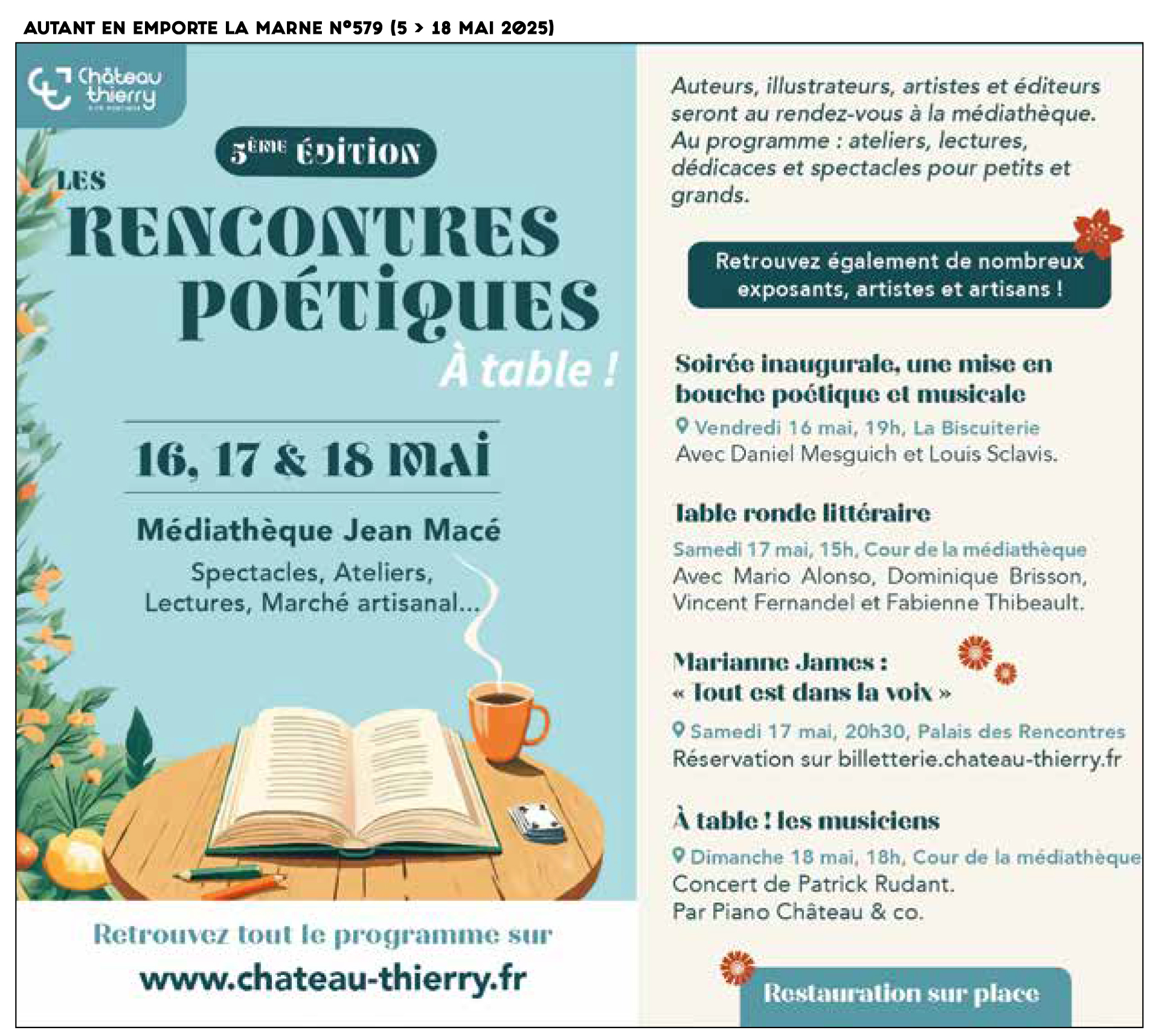 Autant en emporte la Marne - 5 mai 2025